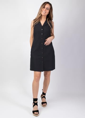 Robe courte col tailleur noire Celine anti-froissement chic