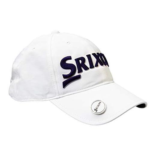 Srixon - Gorra para Hombre, Blanco