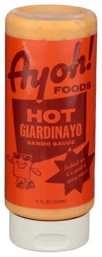 Ayoh Foods Giardinayo Sando Sauce 12 fl oz (Pack of 6)