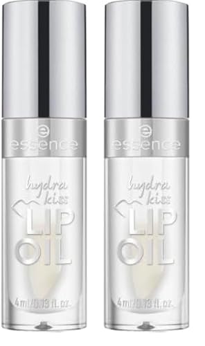 Essence Cosmetics Aceite De Labios Hydra Kiss, Hidratar/Humectar, Cuidado, Con Grasas, Brillante, Rociado, 4 ml (Paquete de 2) Essence Cosmetics Aceite De Labios Hydra Kiss, Hidratar/Humectar, Cuidado, Con Grasas, Brillante, Rociado, 4 ml (Paquete de 2)
