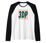 stampa 3d logo 3dp per produttori e ingegneri maglia con maniche raglan