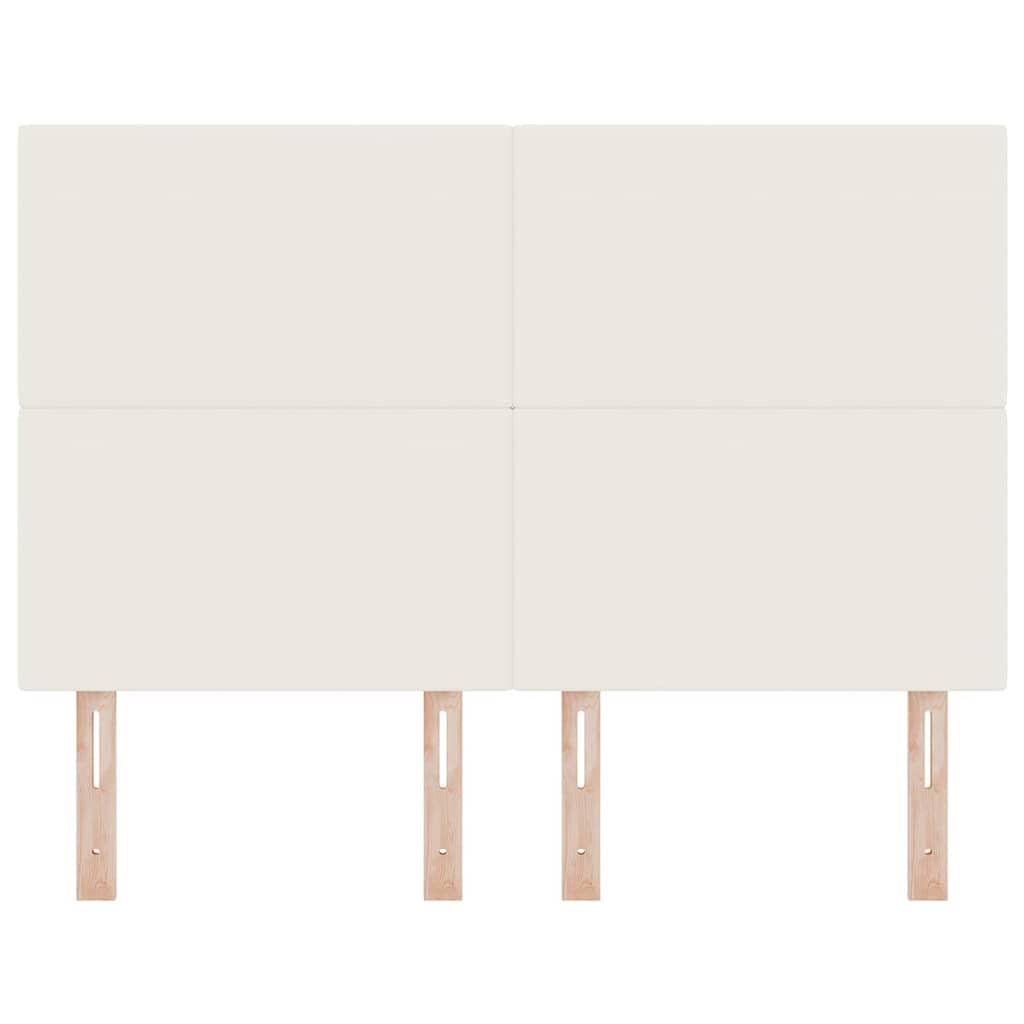Cabecero de 160 cm en tela de pana color crema, diseño moderno, altura regulable 118/128 cm, madera maciza de pino, resistente y duradero para dormitorios y habitaciones juveniles