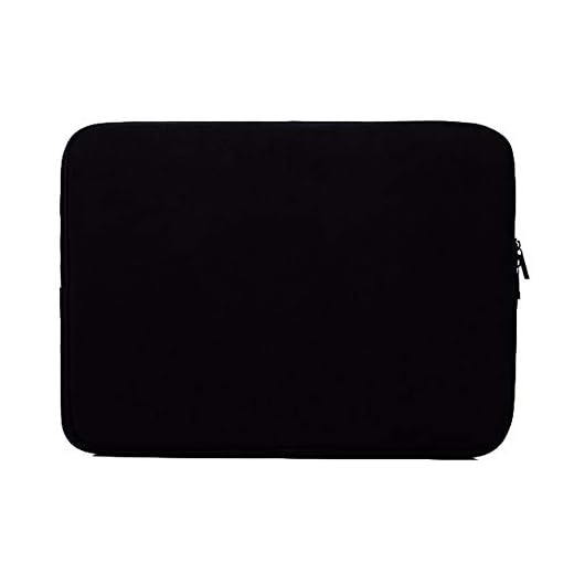 Funda Protectora Antigolpes Ultra Fino para 17" Ordenadores Portátiles Bolso de la Cubierta Caja de Tableta,Negro 1