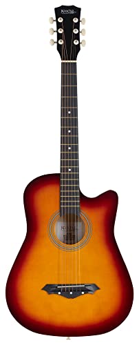 Rocktile WSD-5C-SB Slim Line Set de guitare folk Sunburst - Les Beatles, Paul McCartney, John Lennon, RIngo Starr, George Harrison Rocktile WSD-5C-SB Slim Line Set de guitare folk Sunburst – Image 4