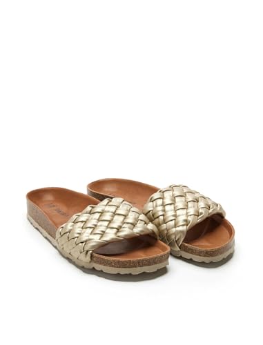 VERBENAS Sandalen Rica Trenza Soft Metal ORO - Größe: 42