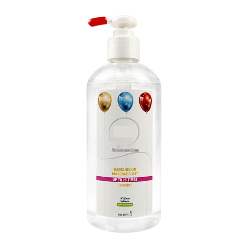 500ML Helium Balloon Protection Fluid Ultra Treatment for Latex Balloons Makes Latex Balloons Longer Long-Lasting for Parties Pump included