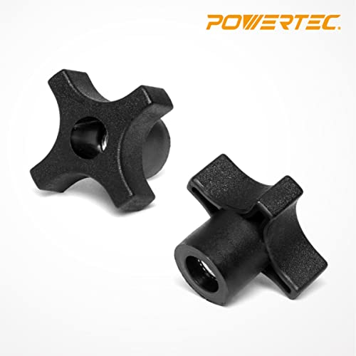 Powertec QNB3003 5/16"-18 4 Point Knobs 5 Pack thumb #1