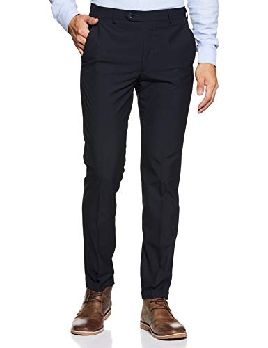 Image of Park Avenue Men's Relaxed Fit Formal Trousers