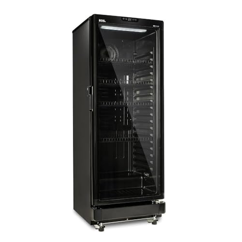 Refrigerador Expositor Vertical Eos 231 Litros Eco Gelo Digital All Black Eev210p 110v
