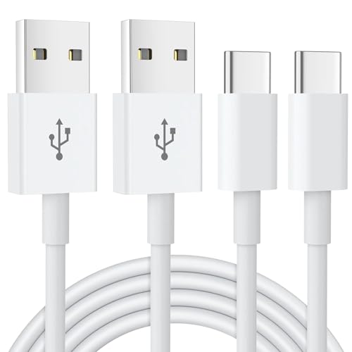 USB C Kabel [ 2Stück 1.8M ], USB Typ C Ladekabel Schnellladung für Samsung Galaxy S24 S23 S22 S21 S20 S10 S9 Note 10 9 8, iPhone 15 Pro… – Ansicht 1