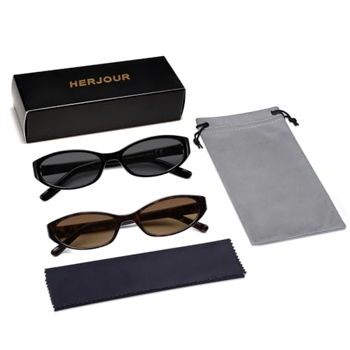 Image of Retro Oval Sunglasses Womens Mens Y2k Trendy Cateye Shades AR82299 | Narrow Round Cute Sunnies,90s 2000s Cool Skinny Frame