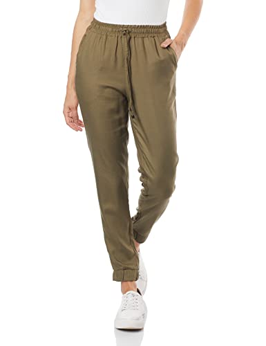 Calça Básica Feminina Cintura Média Jogger