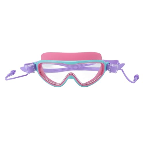 KKPLZZ Gafas de Natación para Niños con Antiniebla, Prueba de Agua, Visión Amplia, Cubierta Nasal Suave para Niños