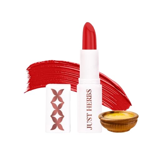 Image of Just Herbs Ayurvedic Lipsticks Half size