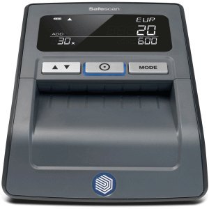 Safescan 155-S Détecteur De Faux Billets Portable - Vérification 7 Points - Compteur Et Empileur Inclus