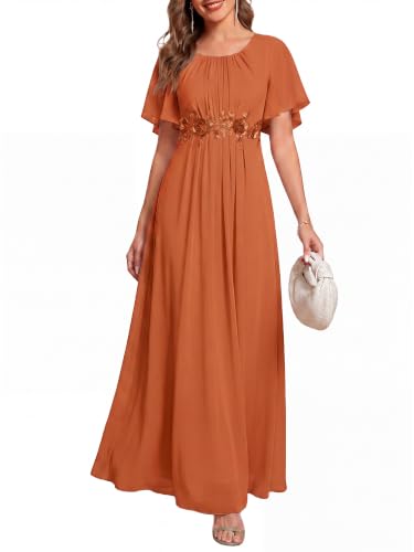 Image of Ever-Pretty Women's Applique Chiffon Formal Wedding Guest Dresses