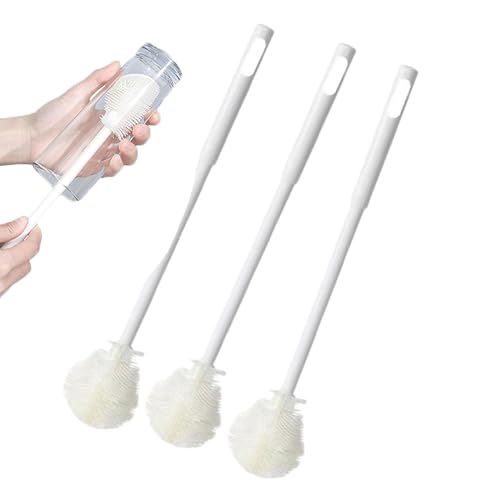 yakermur Cepillo limpiador de botellas, cepillo plegable para botellas de agua de mango largo, accesorio para el hogar y jardinería, para humidificador, lavavajillas, cocina, extractores de leche