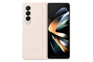 Samsung Plastic Galaxy Z Fold4 Slim Standing Cover, Protective Phone Case, Prop Up For Hands Free Viewing, Soft, Matte Surface, Us Version, Sand