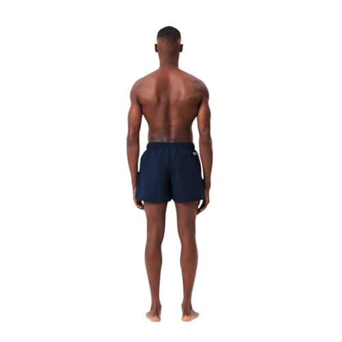 Lacoste Men's Core Collection Branding Mid-Thigh Swim Shorts4