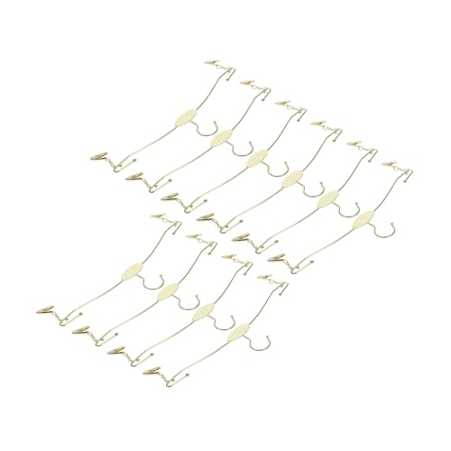 Wakauto 10pcs Gold Hangers for Clothes Bra Hangers Lingerie Organizer Dry Rack Space-Saving Design for Small Closets