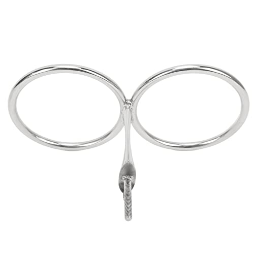 Double Ring Cup Drink Holder Stainless Steel Beverage Bottle Storage Rack for Marine Yachts Boats RV