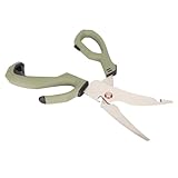 Tijeras de Cocina de Acero Inoxidable, Tijeras de Pescado Desmontables para Acampar Al Aire Libre, Colección, Pesca, Viajes, Hogar