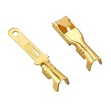 KWY お得な20組セット 110型コネクター用 平型接触端子セット オス・メス各20個 電装汎用品 絶縁スリーブ付 車用・バイク用・電気用品に幅広く適用 圧着端子