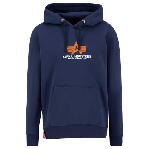 Sweatshirt Alpha Industries Basic Hoody en molleton chaud avec logo en relief
