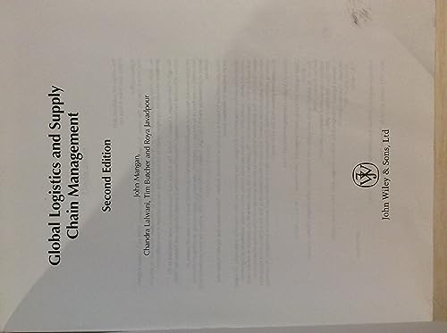 WILEY Global Logistics and Supply Chain Management