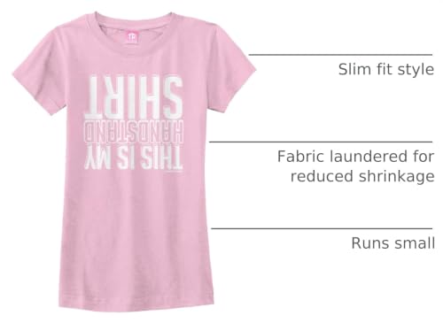 Image of Threadrock Big Girls' This is My Handstand Shirt Fitted T-Shirt