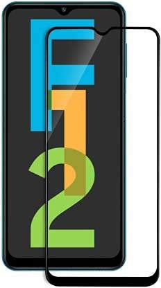 Image of Tempered Glass Screen Protector Compatible For Samsung F12 Full Screen Coverage (Except Edge to Edge) and Free Complete Easy Installation kit