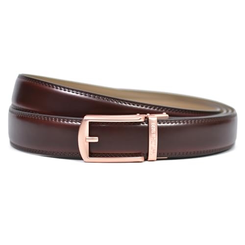 Image of WildHorn Men's Genuine Leather Belt for Men| Premium Auto-Lock Buckle | Adjustable up to 48 inch | Formal & Casual Wear | Micro-Adjust Fit | Stylish Gift Box Included