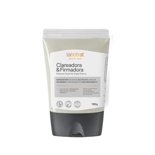 Mascara Clareadora E Firmadora Com Argila Branca 130G (Pa060013)