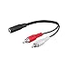 Produktbild Goobay 50442 Audiokabel Klinke 3.5 mm auf Chinch Adapter, 3,5 mm AUX Buchse auf Chinch-Stecker (L / R), 1,4 m