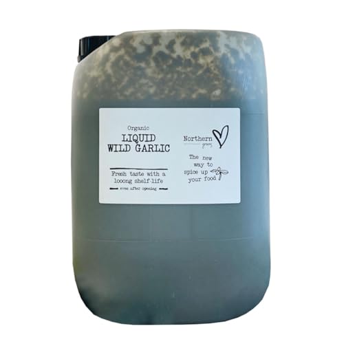Northern Greens - Ajo silvestre líquido, bio para condimentar, bidón de 10 L para grandes consumidores y gastronomía