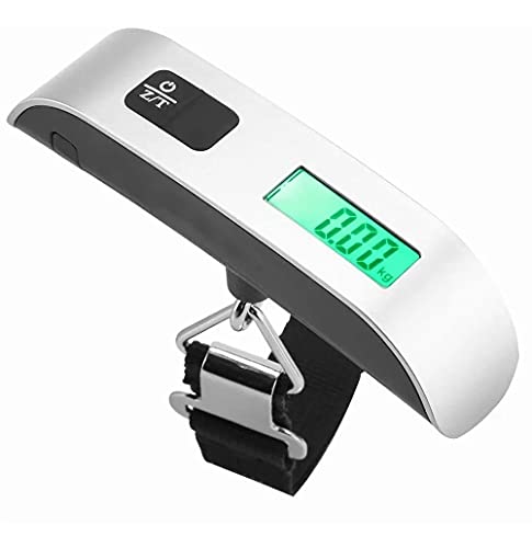Balança Digital para Bagagem, Balança Eletrônica Portátil para Bagagem de Mão, Balança de Mala com S