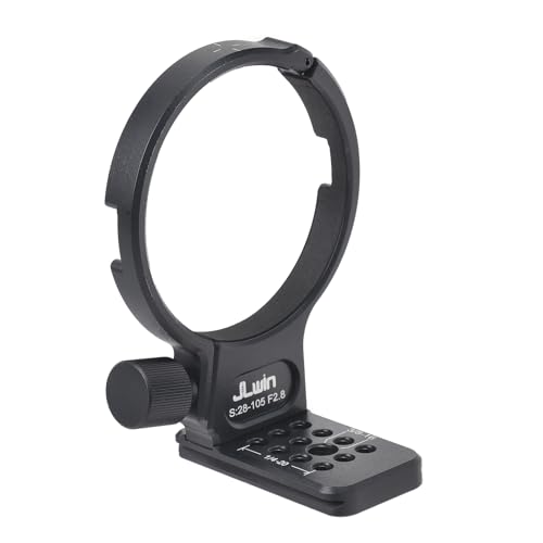 FocusFoto Metal Tripod Collar Mount Ring 82mm for Sigma 28-105mm F2.8 DG DN Art Lens for Sony E-Mount L-Mount, Bottom with 1/4