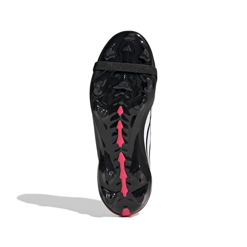 adidas Unisex League Fold-Over Tongue Firm Ground Footb, Black/White/Lucid Red, 4 - image 5