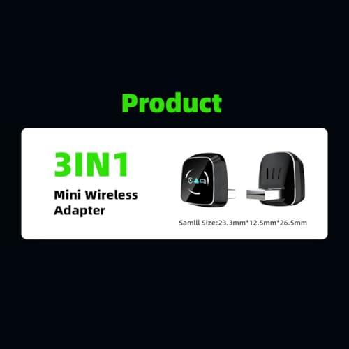 Adaptador CarPlay con cable a inalámbrico y Android Auto para coche 4