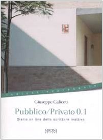 Pubblico/privato 0.1. Diario on line dello scrittore inattivo (Indicativo presente)