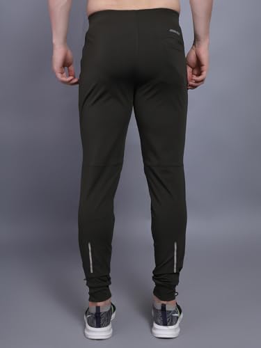 Image of John Ally Jogger Trackpant for Men with Two Zipper Pockets and Premium Fabric. Sweat Wicking, Stretchable for Gym, Yoga, Training, Sports, Running and Casual wear.