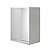 WOODBRIDGE 60 in. L x 36 in. W x 75 in. H Alcove Solid Surface Shower Combo Kits with Glue Up Shower Walls in High Gloss White and Curbless Shower Base with Center Drain in White