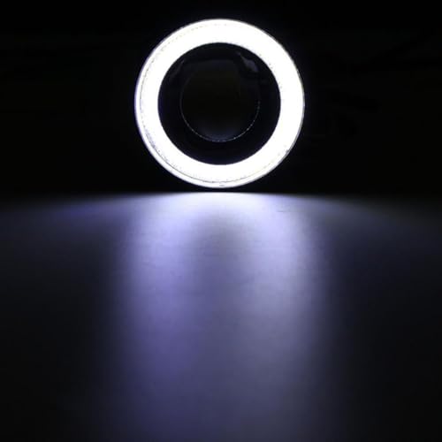 Luces antiniebla coche ojos de ángel en aluminio resistente y duradero 3