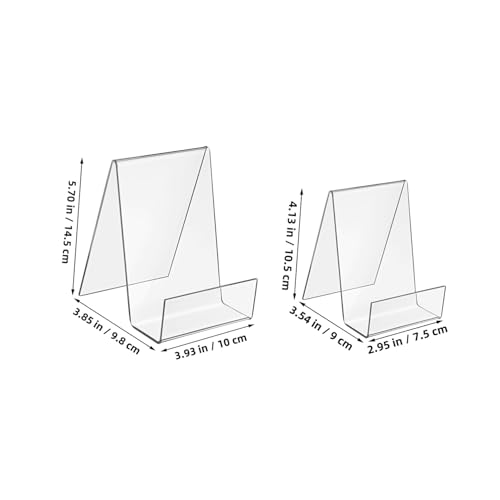 Support de acrylique transparent pour cartes de sport, chevalet compact polyvalent