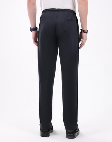 Image of Monte Carlo Men's Regular Fit Solid Track Pants | Drawstring Closure | Side Pocket Sports Lower | Comfortable & Stylish Lower for Men's