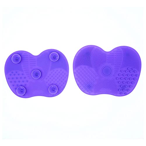 Enakshi Portable Brush Cleaner Pad Foldable Professional Reusable Scrubber Mat Light Purple |Health & Beauty | Makeup | Makeup Tools & Accessories | Brush Cleaners