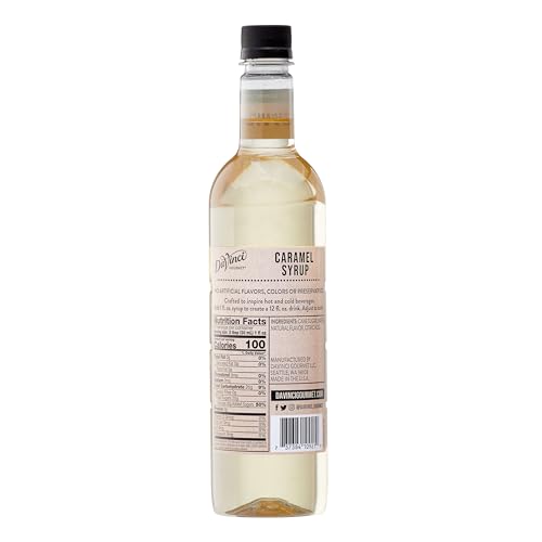 Image of DaVinci Gourmet Naturals Caramel Syrup, 25.4 Fluid Ounces (Pack of 2)
