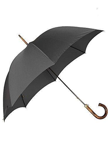 [フォックスアンブレラズ] FOX UMBRELLAS メンズ 長傘 ミッドグレー GT18 HORN INSET HARDWOOD MID GREY [並行輸入品]