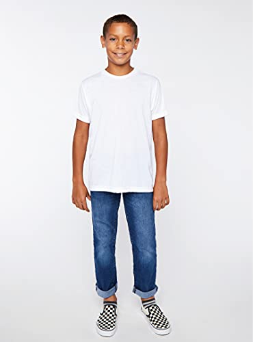 Sublivie Youth 100% Polyester Crew Neck Short Sleeve Sublimation T-Shirt (1210)2