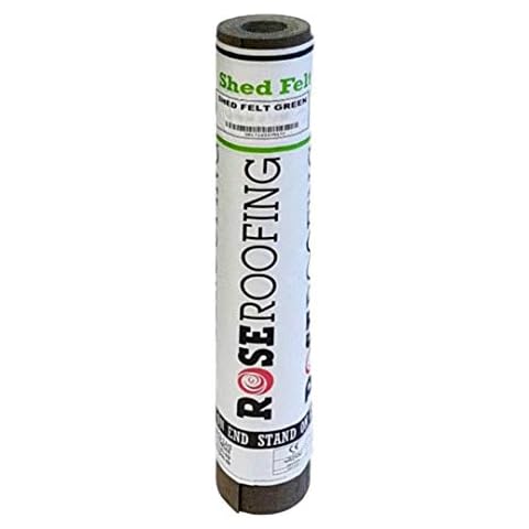 Rose Roofing 12kg Shed Felt Green 6m Cover